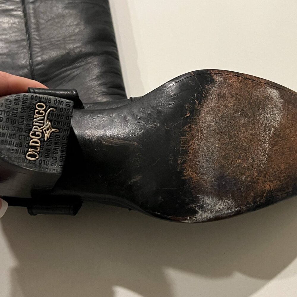 Classic RARE Old Gringo Tall Harness Boot Size 8 - Picture 6 of 16